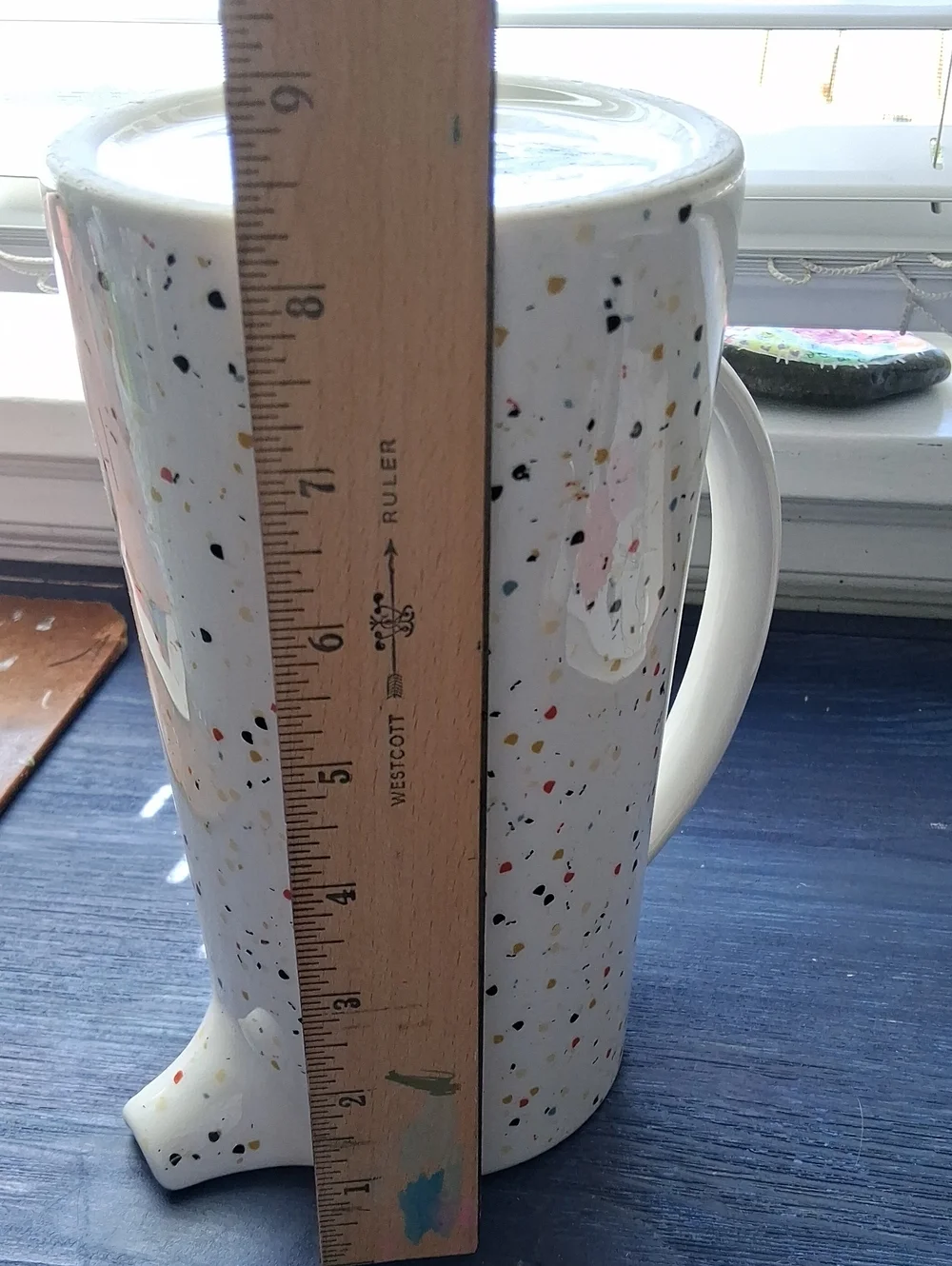 Colorful Speckled Decorative Pitcher